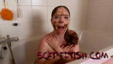 Pooping (Defecation) I pissing 3 times and scat in my panty before eat my shit and fist my ass! [FullHD 1080p] Solo, Shit