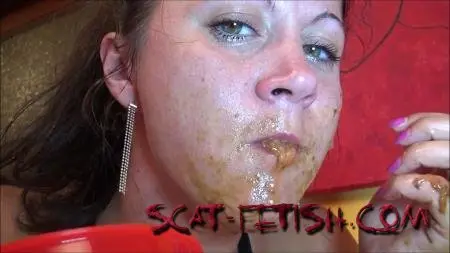 Puke Porn Video (KaviarGirl) Eats fresh shit and vomits [HD 720p] Drink Vomit, Eat Shit