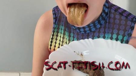 Eat Shit (MabelScat) Comendo todo meu coco [FullHD 1080p] Solo, Scatting