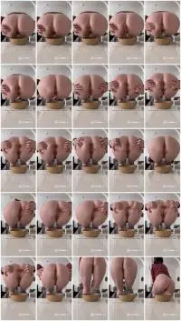 Solo Shit (Poop Girl) A sudden emergency poo meal [UltraHD 2K] Play, Amateur Screenshot 1