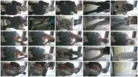 Public Toilet (Spy Cam) Holds his white panties so as not to piss himself [FullHD 1080p] Solo, WC, Asian Screenshot 1