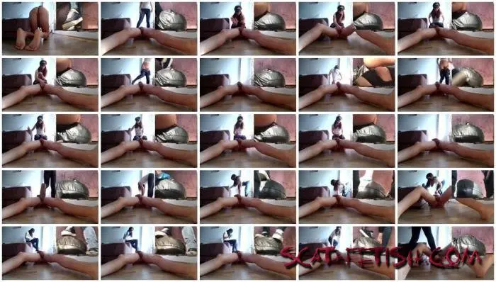 Scat Slave (Femdom) Facesitting man sniffs and licks mistress’s ass [FullHD 1080p] Humiliation, Shit Screenshot 1