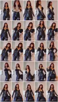 Femdom (Latex Girl) Spitting, escupir, leather fetish, adoración [UltraHD 2K] Domination, Fetish Screenshot 1