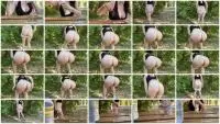 Smearing (Outdoor Scat) Emptying my rectum at a motorway service area [FullHD 1080p] Solo, Big Pile Screenshot 1