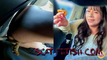 SL-612 (Asian Girl) Shameful Poop in Travel Car Trip PART-2 [FullHD 1080p] Defecation, Japan