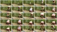 Outdoor Scat (PrincesssKazeer) Kazer in a Public Campground Outdoor Poop [HD 720p] Solo, Defecation Screenshot 1