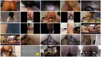 Homemade (Shitting) Home video in the bathroom, smearing shit on a beautiful ass [HD 720p] Domination, Sex Screenshot 1
