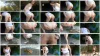 KingDavidPoopingGirls (ShitGirl) Missy Outdoors Graffiti Dump [SD] Outdoor, Scat Screenshot 1