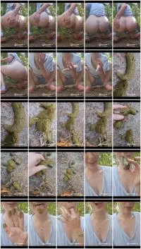 Scatbook (PrincessBabyLuna) My 2 Day Release Outdoor Poop [UltraHD 2K] Solo, Defecation Screenshot 1