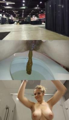 Scathd.com (CandieCane) Public Porn Convention Pee and Surprise Poop [FullHD 1080p] Big Tits, Big Shit
