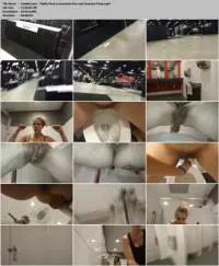 Scathd.com (CandieCane) Public Porn Convention Pee and Surprise Poop [FullHD 1080p] Big Tits, Big Shit Screenshot 1