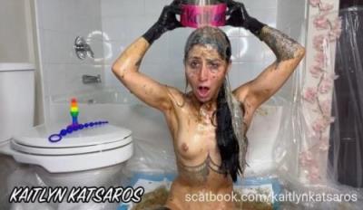 Scatbook (Kaitlyn Katsaros) Shitting Toys [HD 720p] Solo, Puke