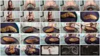 ScatBook (HUGE Log Feeding) POV exclusive fine gourmet brunch [FullHD 1080p] Defecation, Teen Screenshot 1