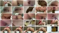 Shitting (Large) Poop in a cardboard box [FullHD 1080p] Solo, Blonde, Masturbation Screenshot 1