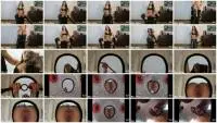 MissMedea (MissMortelle) ShitFull Toilet Training POV [FullHD 1080p] Solo, Latex Screenshot 1