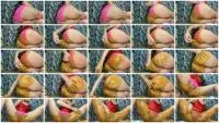 Solo Scat (p00girl) Liquid shit in pink panty and smearing [FullHD 1080p] Panties, Poop Screenshot 1