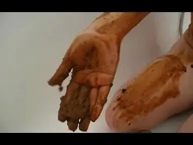 Masturbation (Cherry Torn) Extreme Shit Solo [SD] Blonde, Eat Shit
