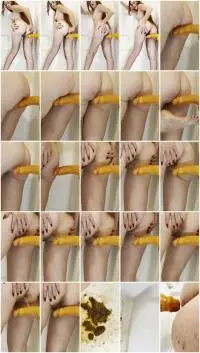Homemade Scat (FreckledRED) Enema in the Shower [HD 720p] Solo, Defecation, Dildo Screenshot 1
