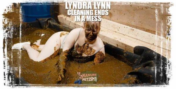 Manurefetish.com (Lyndra Lynn) Cleaning ends in a mess [HD 720p] Cow Shit, Masturbate