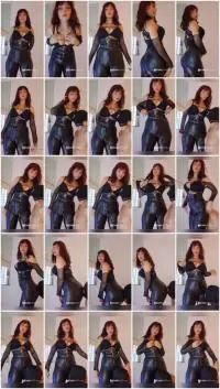 DarkFans.com (Domina Marbella) Spitting, escupir, leather fetish, adoración [UltraHD 2K] Solo, Toilet Slavery Screenshot 1