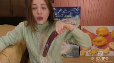 Scatting (NicolRemy) Adorable Vomit and popping sexy russian girl barfs [HD 720p] Dildo, Teen