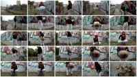 ScatShop.com (Diabolical Sigal) Pooping In Public Place With Graffiti [UltraHD 4K] Outdoor, Solo Screenshot 1