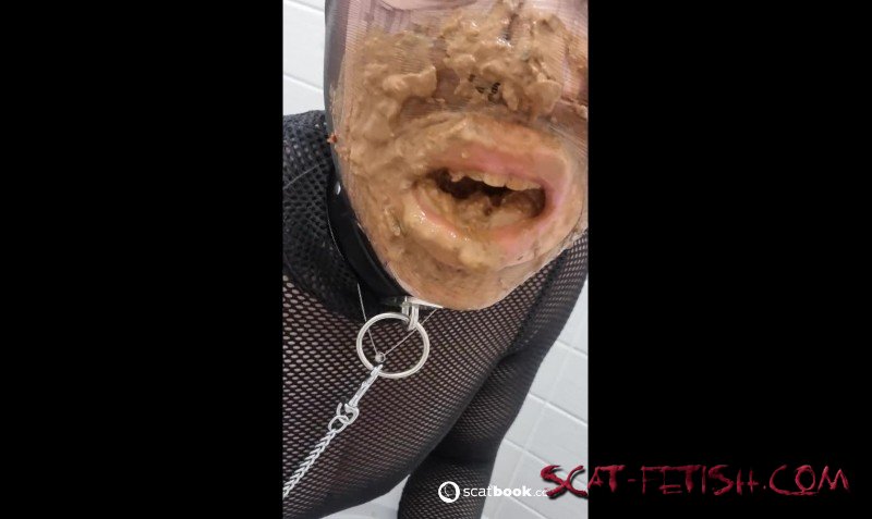 Scatbook (Scatlina) The slave eats her master's shit from the toilet [HD 720p]