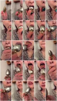 ScatBook (Lil Butt Lex) Licking My Butt Plug Clean 4 [SD] Defecation, Amateur Screenshot 1