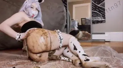 Shitting (KnkyKttn97) Extra Messy Foodplay [FullHD 1080p] Solo, Poop