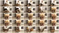Scatbook.com (Helena Moeller) Sexy secretary shitting on nylon feet [FullHD 1080p] Defecation, Blonde Screenshot 1