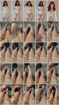 DarkFans.com (Domina Marbella) Lencería blanca. Adoración y foot fetish [UltraHD 2K] Solo, Toilet Slavery Screenshot 1