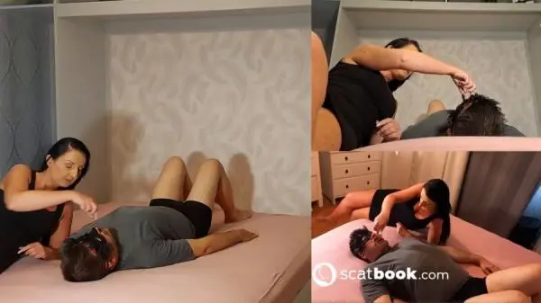 Scatbook.com (Mistress Luciana) Meinem Nachbarn ins Maul geschissen [HD 720p] Germany, Scat