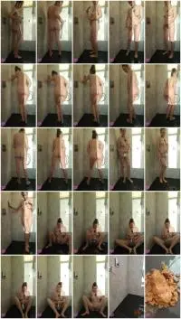 Scatbook.com (Kitty Skatt) Hot Shower Shit While Masturbating With The Showerhead [UltraHD 2K] Solo, Defecation Screenshot 1