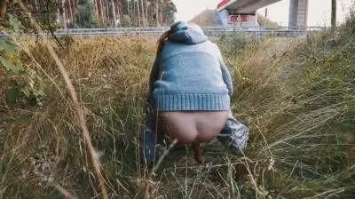 Filthygrid.com (Mia Skye aka MiaRoxxx) Highway Pooping 3 [HD 720p] Germany, Dirty Anal