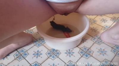 Scatbook.com (Mistress Jardena) Lie down and eat it all [HD 720p] Kaviar, Humiliation