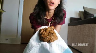 Scatbook.com (Ella Dearest aka Efro Ella) Latte Makes Me Poop [HD 720p] Solo, Defecation