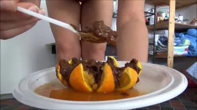 Scatshop.com (Mistress Roberta) Kaviar On Orange [SD] Fetish, Romanian