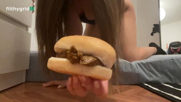 Pooping (HarleeReed28) Are You Ready For My Delicious Scatburgers? [FullHD 1080p] Defecation, Eat Shit