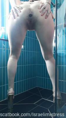 Scatbook.com (Mistress Jardena) Shitting in the shower [SD] Kaviar, Humiliation