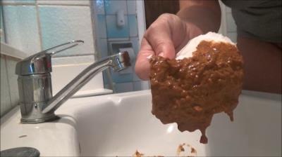 Scatshop.com (Mistress Roberta) Huge Diarrhea In Sink [SD] Fetish, Romanian