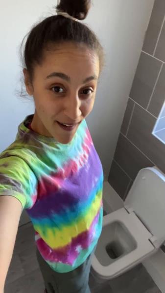 Scatbook.com (Ella Dearest aka Efro Ella) Silence In The Toilet [FullHD 1080p] Solo, Defecation