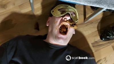Scatbook.com (Mistress Luciana) Scheißefresser Nr 3 wird richtig mit Scat abgefullt [HD 720p] Germany, Scat