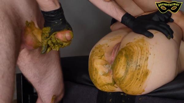 Perverformer.com (Mistress Kirsch, Yara Frei, Mistress Clara) Scat Couple Enjoys Rimming and Dirty Ass Fuck [FullHD 1080p] Germany, Femdom