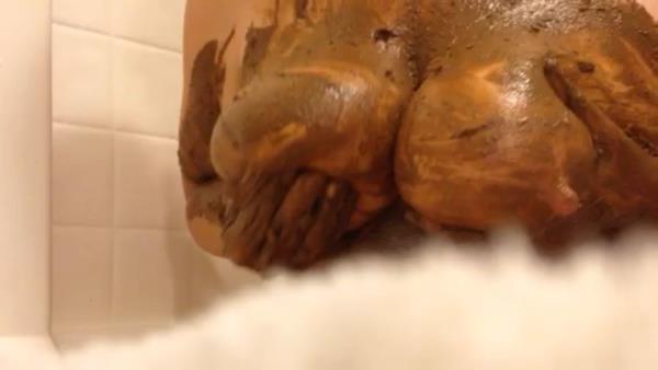 Scatshop.com (Allura) Smearing My Shit On My Boobs [SD] Amateur, Scat