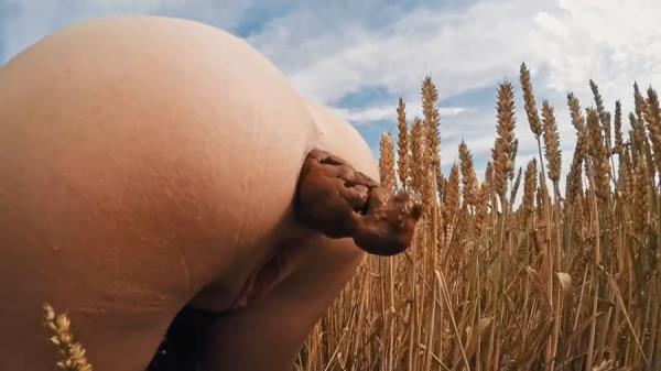 Filthygrid.com (Mia Skye aka MiaRoxxx) HUGE Summer Field Poop [HD 720p] Germany, Dirty Anal
