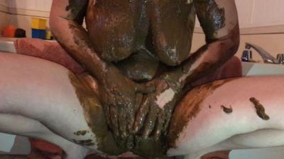 Scatshop.com (Allura) Shitting, Smeared Tits and Stuffed Pussy [FullHD 1080p] Amateur, Scat
