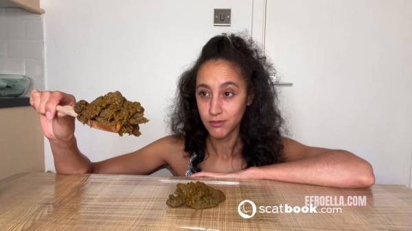 Scatbook.com (Ella Dearest aka Efro Ella) A Huge Spoon Full [FullHD 1080p] Solo, Defecation