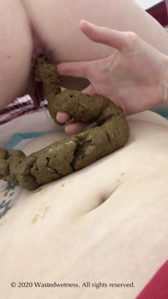 Scatshop.com (Wastedwetness) Lesbian Scat – Huge Shit On Me [FullHD 1080p] Dirty Anal, Toilet – Scat-Slaves poster