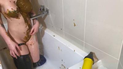 Scatbook.com (Filthy Skye) Shitting Girl 56 [HD 720p] Defecation, Scat Wife Scat-Slaves.net