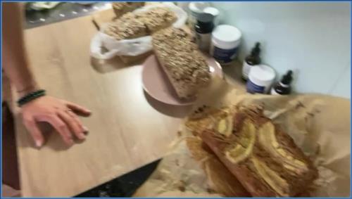 Linda aka VeganLinda in Scat-Hub's Bread for Friends Chocolate for Pigs Dildo Masturbation Scene – Scat-Slaves poster